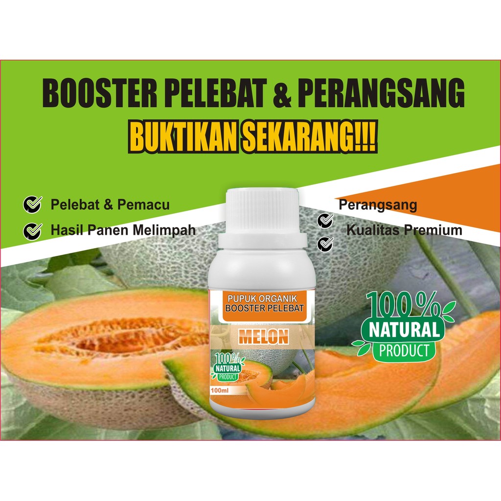 pupuk booster cair melon, Pupuk Pembesar Pemanis Buah Melon / Pupuk Untuk Penyubur Perangsang Tanama