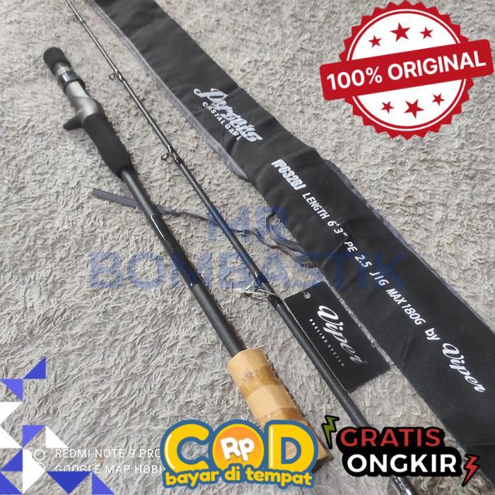joran pancing BC baicasting  VP632BJ Viper perseus coastal game 189 - BC Viper perseus 198 -bomb