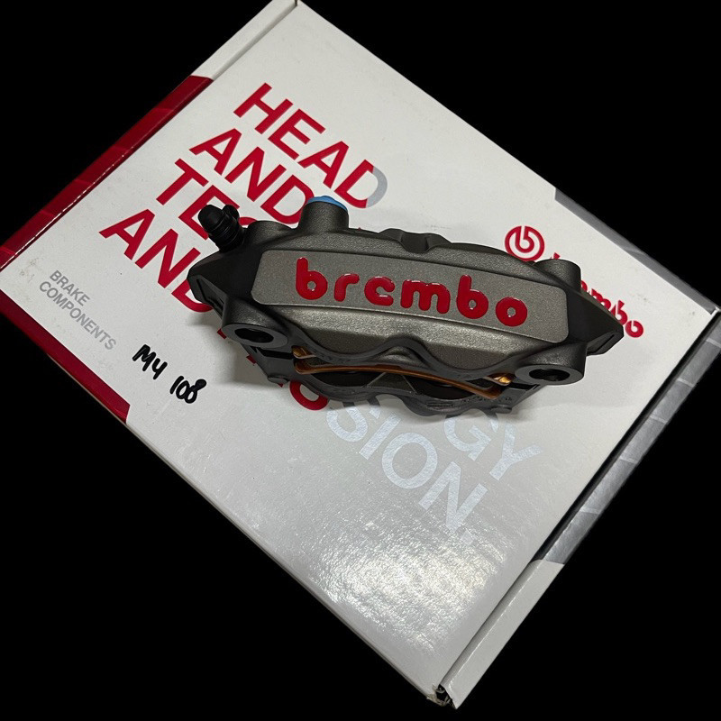 Kaliper brembo M4 original pitch 108 posisi kiri