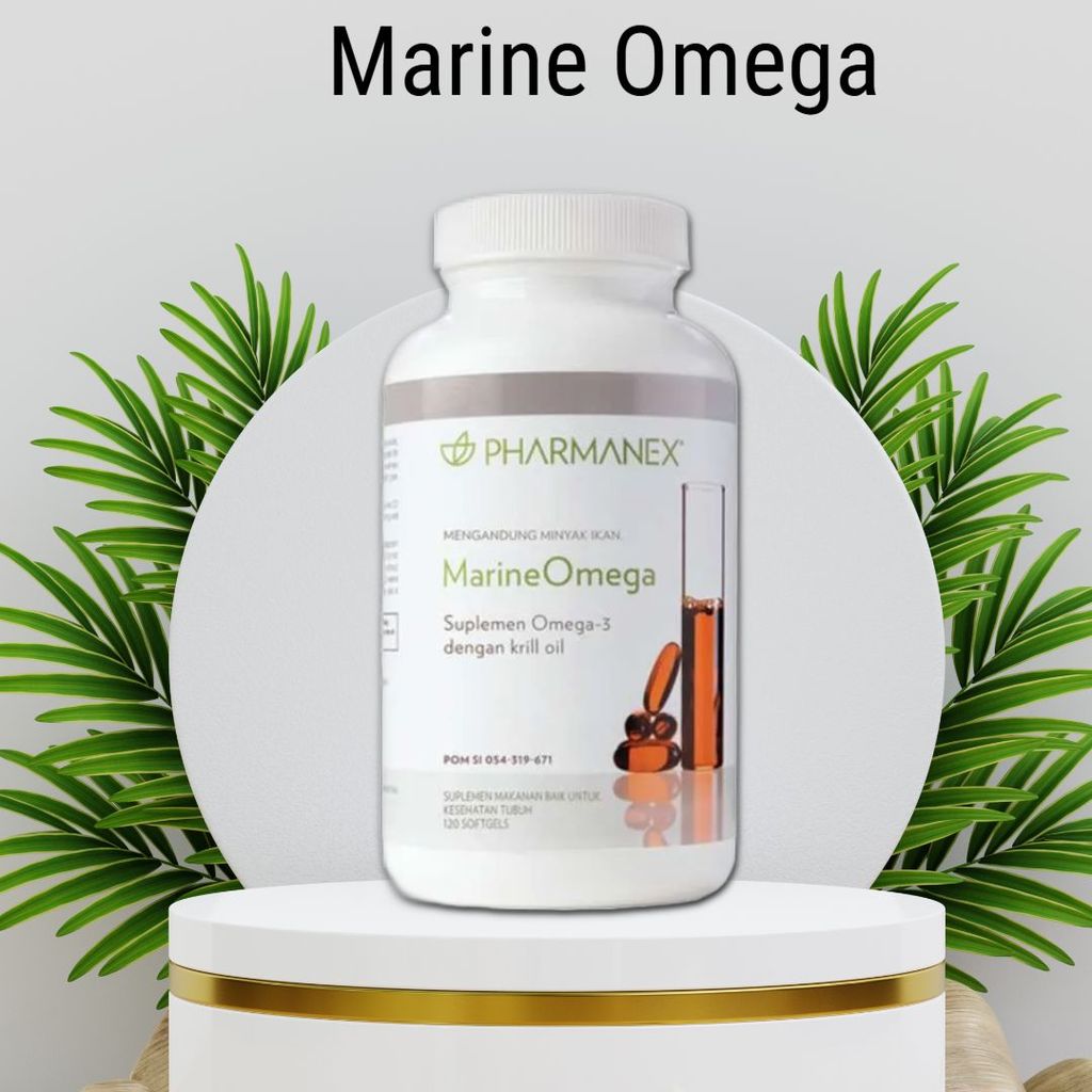 [ Qianna Skin Mart ] Suplemen Omega 3 Terbaik / Marine Omega  Oil Nu Skin Pharmanex - Nutrisi Pentin