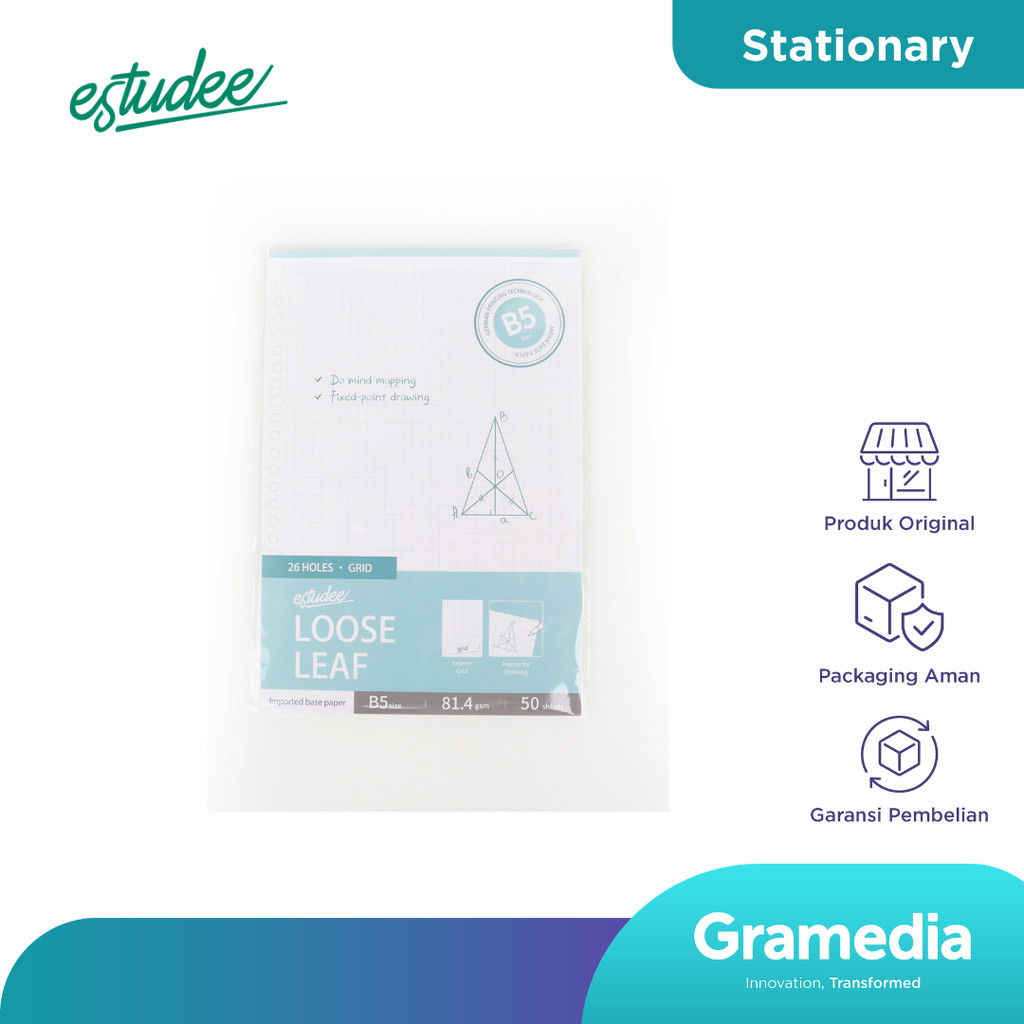 Estudee Loose Leaf Premium - Grid B5