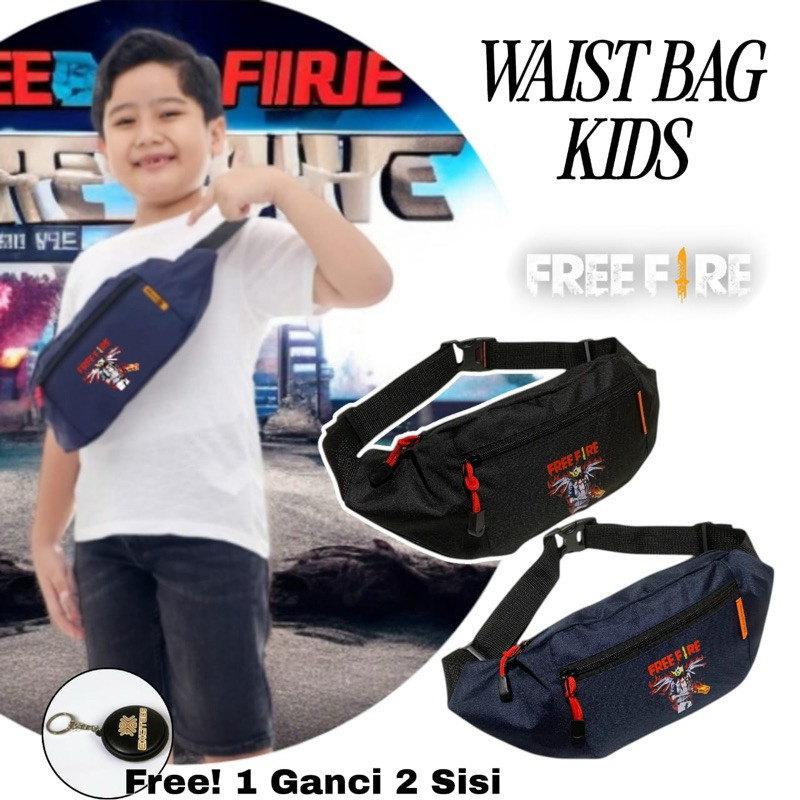 TASKIDDIE - Tas Pinggang Anak Laki Laki Motif Keren Forst Diamond Sprunky FF
