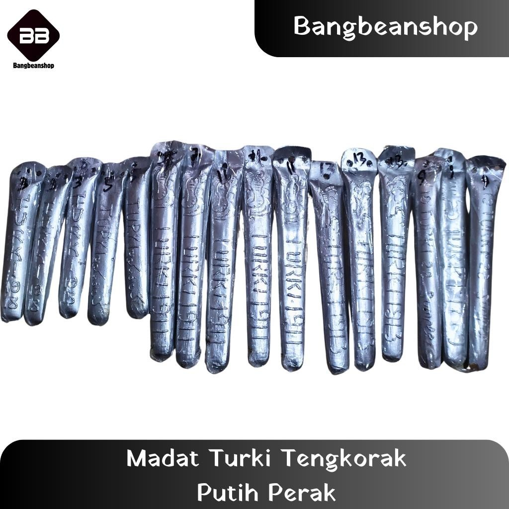 Madat Turki Tengkorak Putih Perak