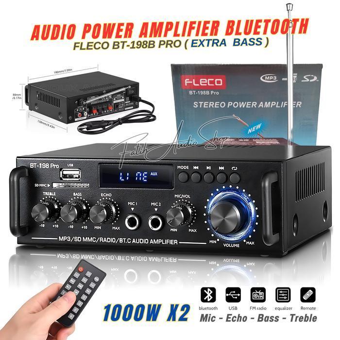 COD~POWER AMPLIFIER BLUETOOTH BT-858A / F-198B / F-198A / FLECO D-22 / POWER AMPLIFIER MINI / AMPLIF