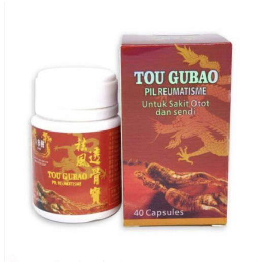 TOU GUBAO ASLI ORIGINAL HERBAL Produk Terlaris!! Tou Gubao Pil Reumatisme - Membantu Melancarkan Sir