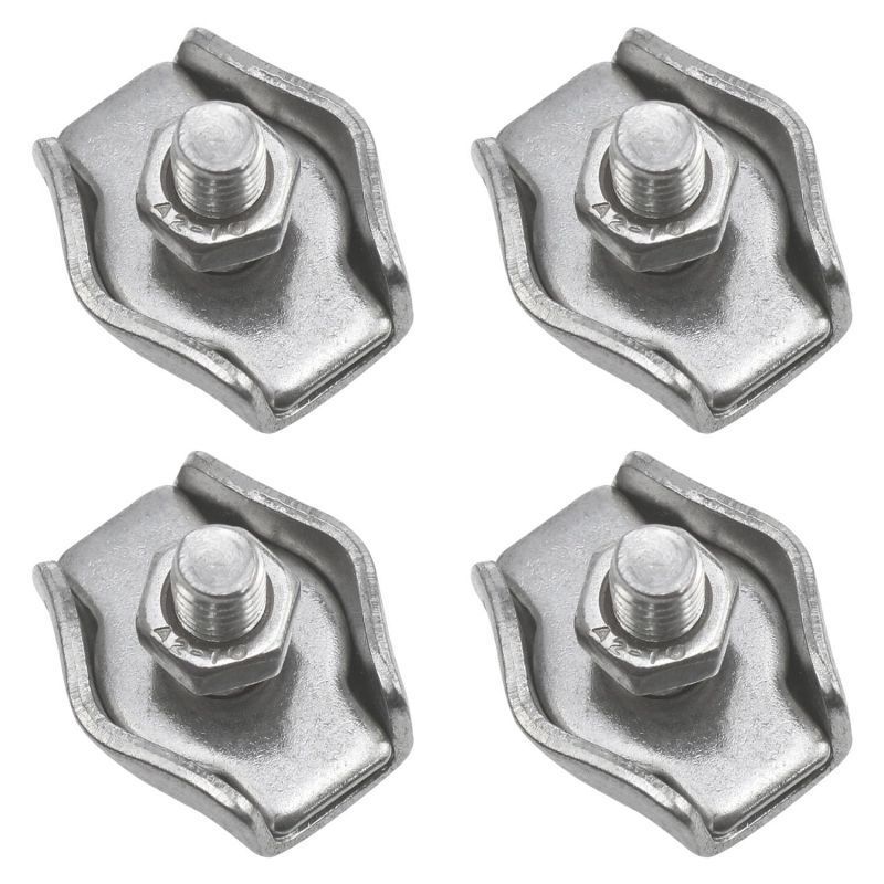 Klem Sling Baja 2-3mm Stainless 10pcs Crimp Ferrule Pengait Kawat Seling Klem Sling Seling Baja
