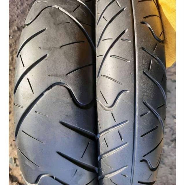 Ban depan belakang second Vixion, Merk IRC UK 100/80 & 130/70 ring 17