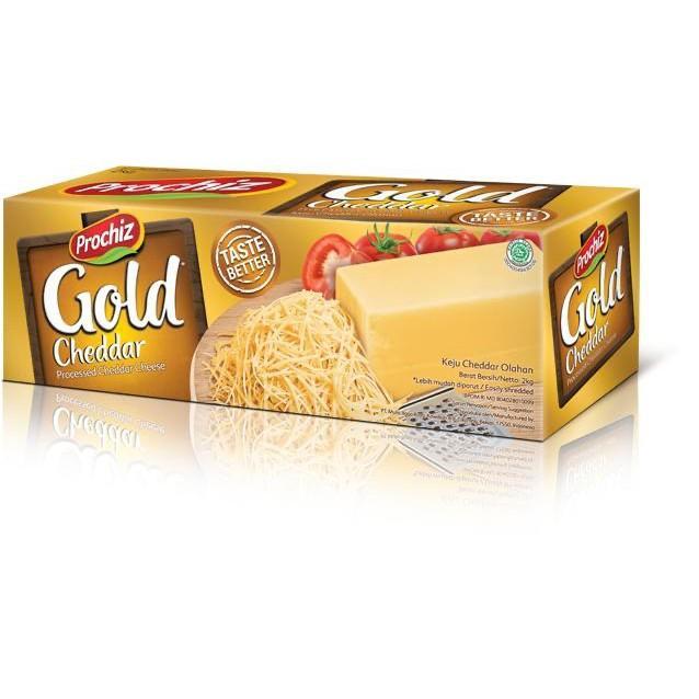 PROMO Keju Prochiz Gold 2kg / Keju Cheddar Prochiz 2kg - KEJU PROCHIZ
