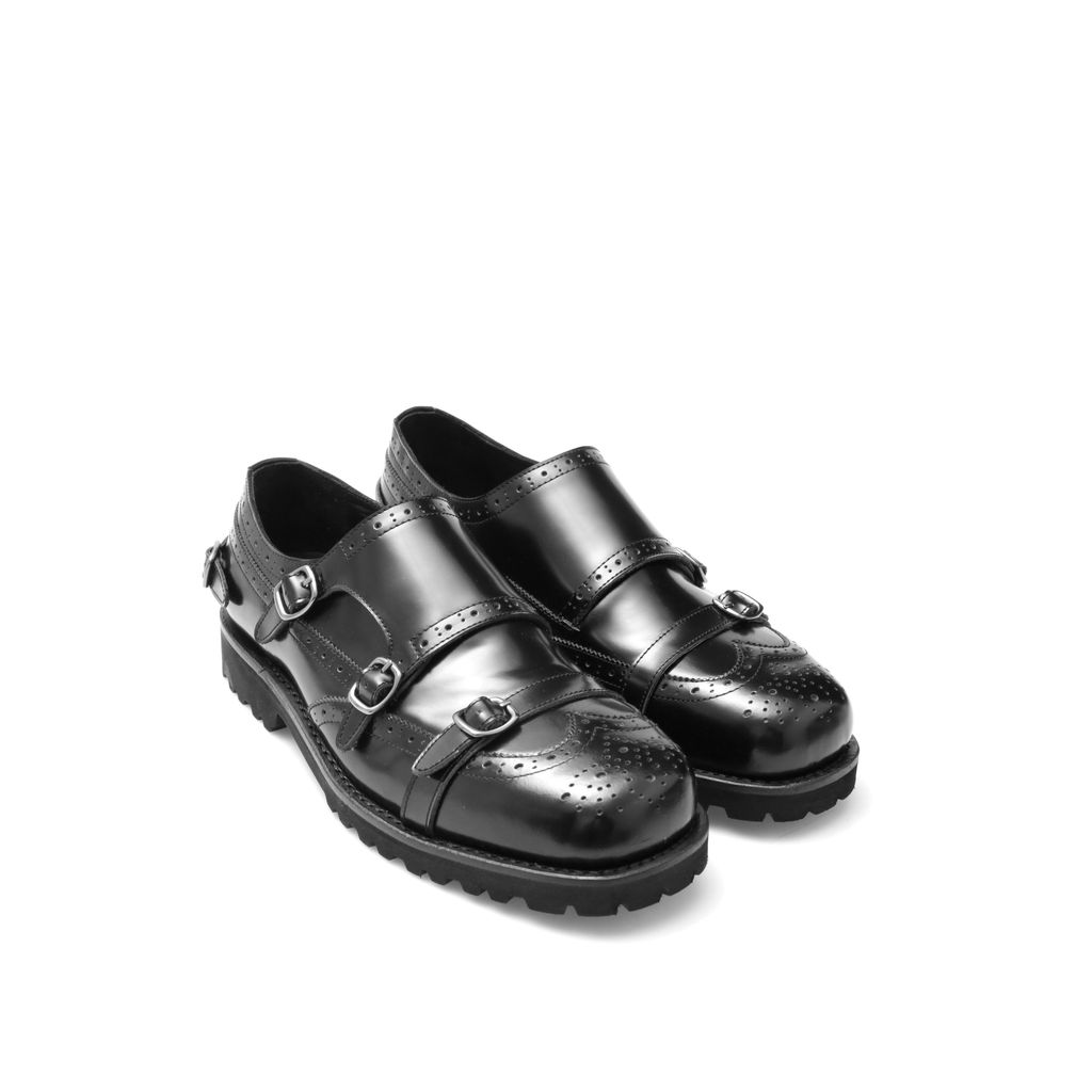 MARIO MINARDI for SEAN SHEILA BLACK 03 Sepatu Kulit Boat Pria by Mario Minardi