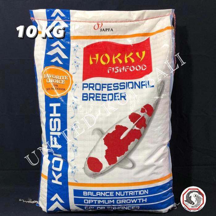 Pakan Ikan Koi ~ HOKKY PROFESIONAL BREEDER 10 KG - SMALL