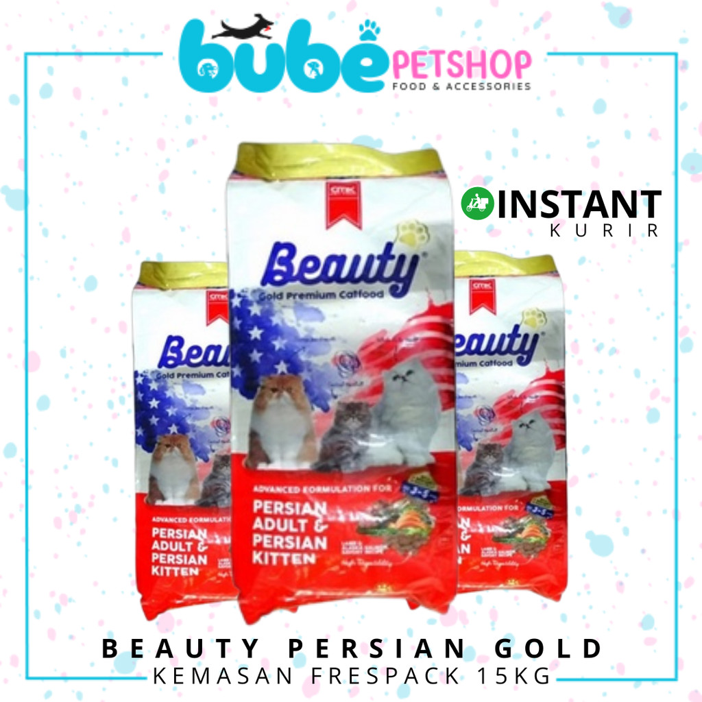 BEAUTY GOLD Persian Cat Food 15 kg / Makanan Kucing Kering 15kg
