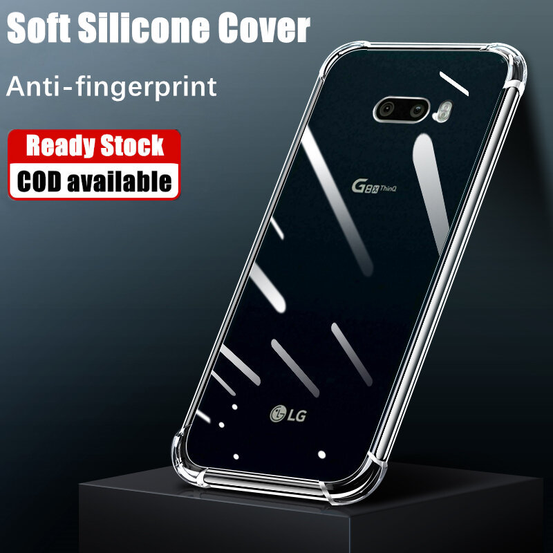 Casing HP LG V50S ThinQ  Ponsel Pelindung Getaran Ultra Jernih Berbahan Jelly Lembut dengan Perlindu