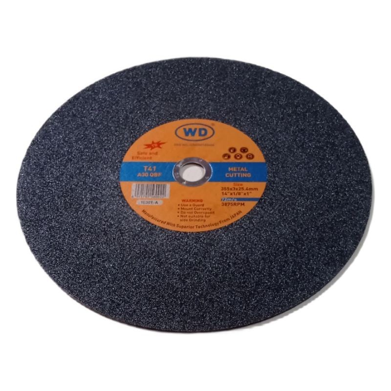NK_ONLINESHOP MENJUAL WD CUTTING 14"X3MM Batu  Gerinda Potong WD 14 inch /Cutting Wheel  WD  14 inch