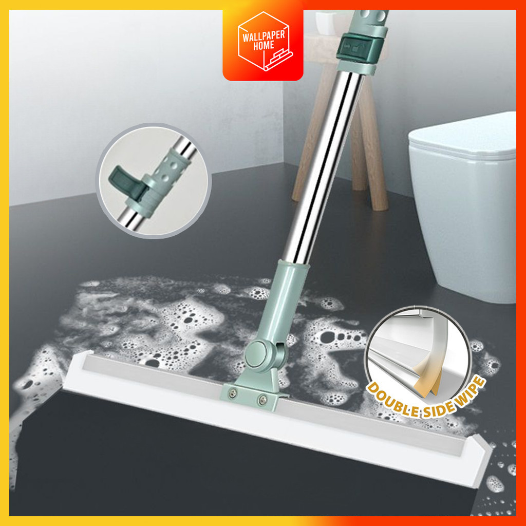SMG Wiper Sapu Karet Silikon - Alat Pel Lantai Magic Broom Serbaguna untuk Basah & Kering