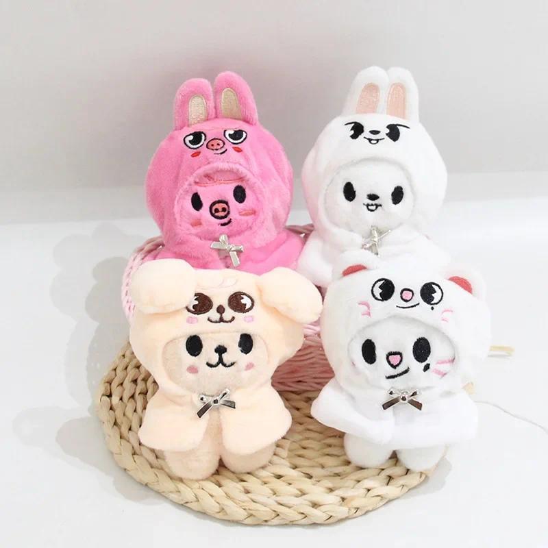 Stray Kids SKZOO Bbokari 10cm Plush Keyain Pent, for Fangcan FM Field Week Cloak Doll Couple Gift