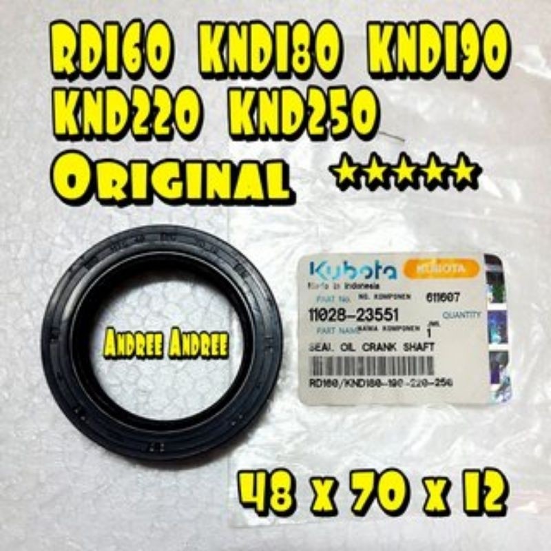 Seal starting engkol kubota knd220 knd250 rd160 rd180 knd190 original