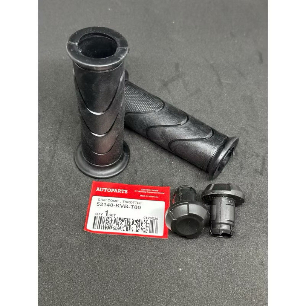SEPASANG HANDGRIP STANDAR HONDA + BANDUL STANG MIO Grip Universal Bisa Semua Motor Grip Hnda  Handfa