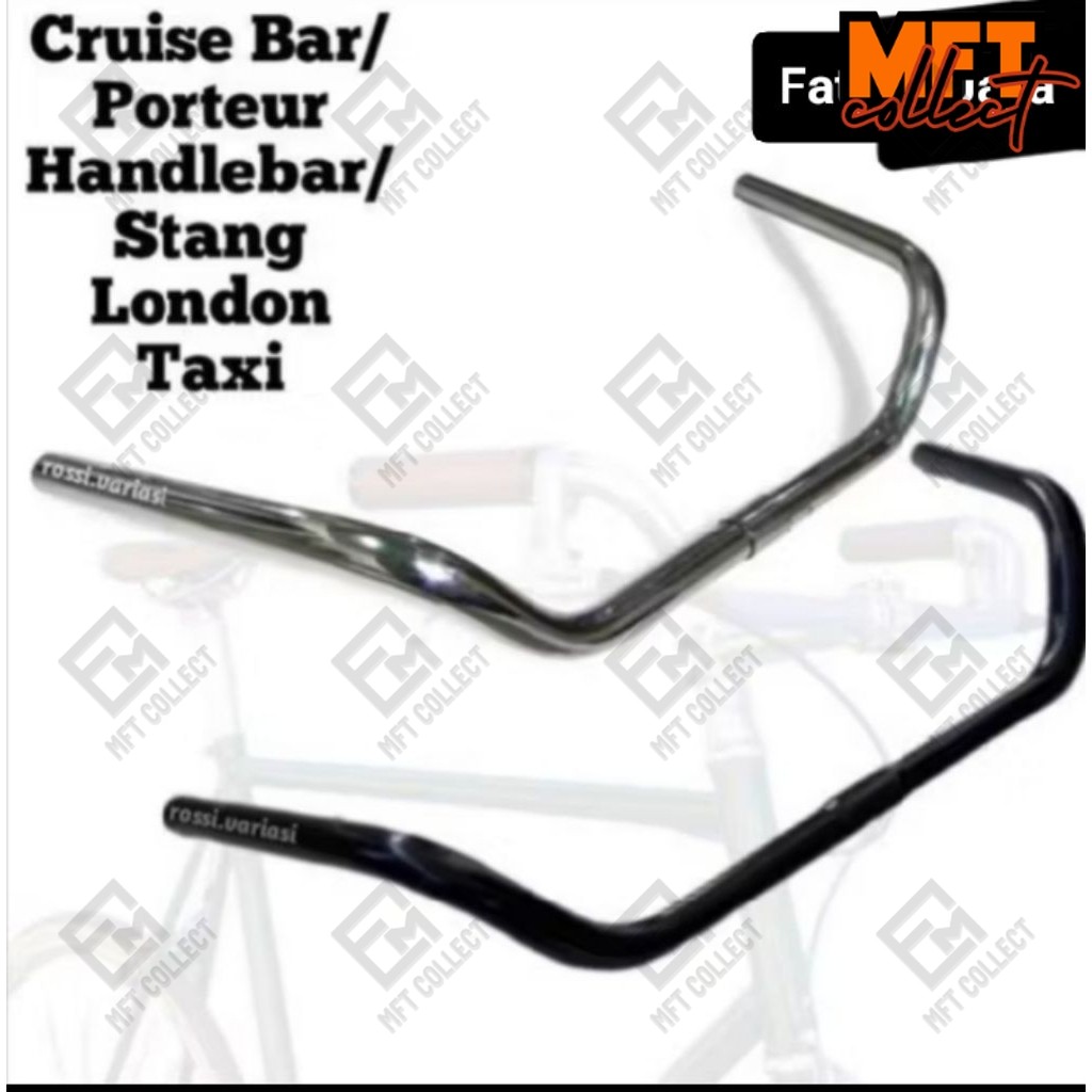 Stang Sepeda Cruiser Mauostache Bar Porteur Promenade Handlebar