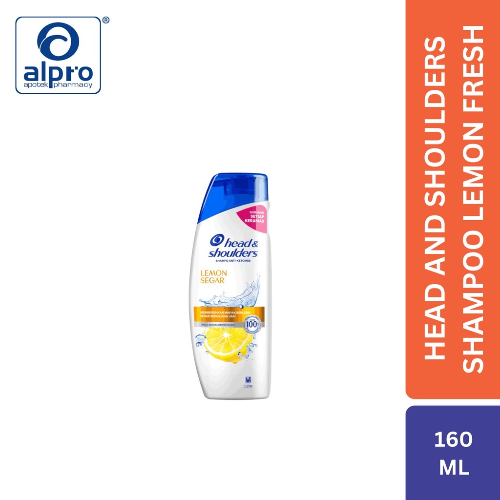 Head And Shoulders Shampoo Lemon Fresh 160Ml