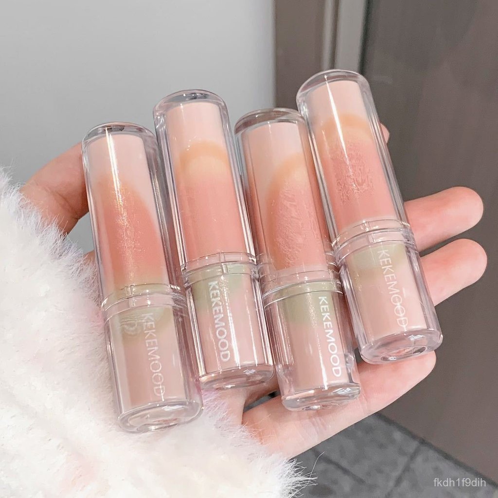 kekemood Luminous Lipstick Water Gloss Lipstick Mirror Moisturizing Water Gloss Whitening Lip Balm f