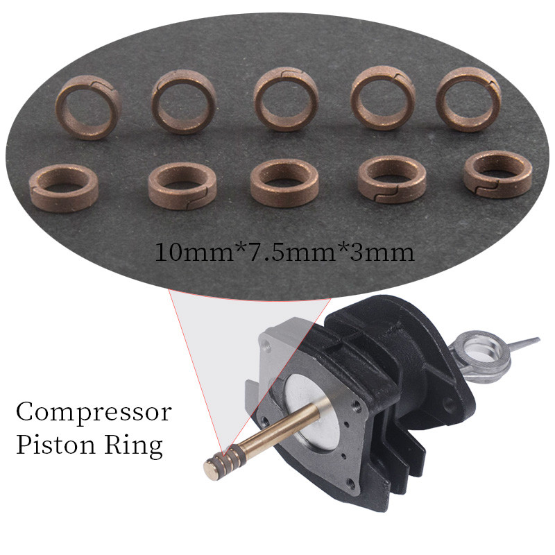 PCP 10*7.5*3mm Two-Piston compressor Ring High Pressure Air Compressor Piston Accesories Second Stag