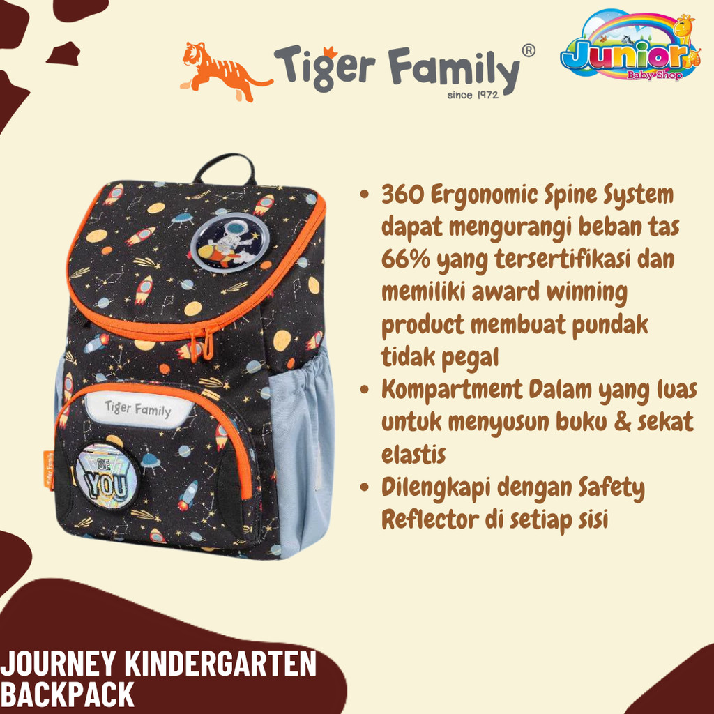 Tiger Family Journey Kindergarten Backpack - Tas Ransel Anak