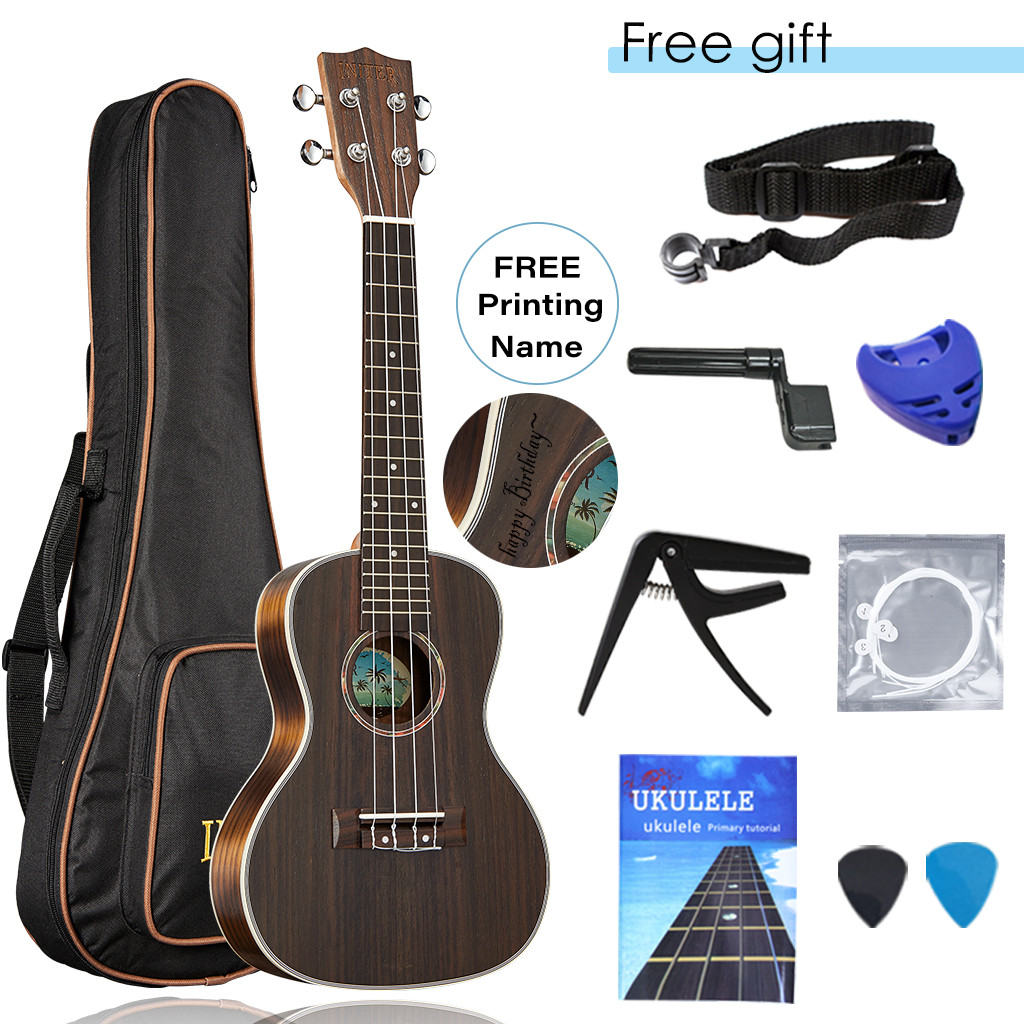 INITER IUC-600 concert tenor Ukulele High quality rosewood Ukelele with FREE Accesso