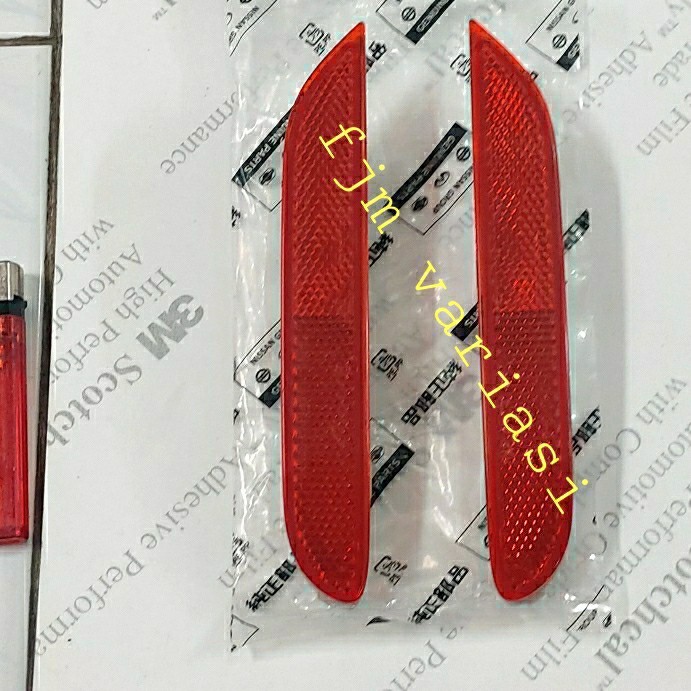 REFLEKTOR LAMPU BEMPER BUMPER BELAKANG SEMUA NISSAN LIVINA XTRAIL DATSUN GO GO+ GO PANCA 2008 2010 2
