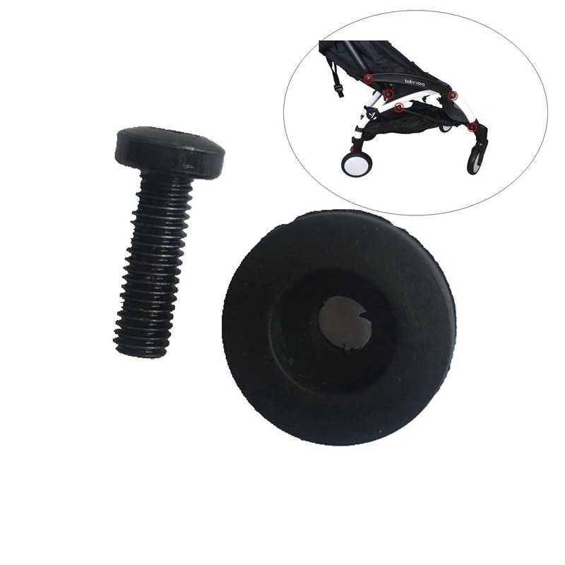 stroller Replace Part screw stem and Plastic Cover fit for BBZ Yoyo Babyyoya Yoya YOYO+Babytime Baby