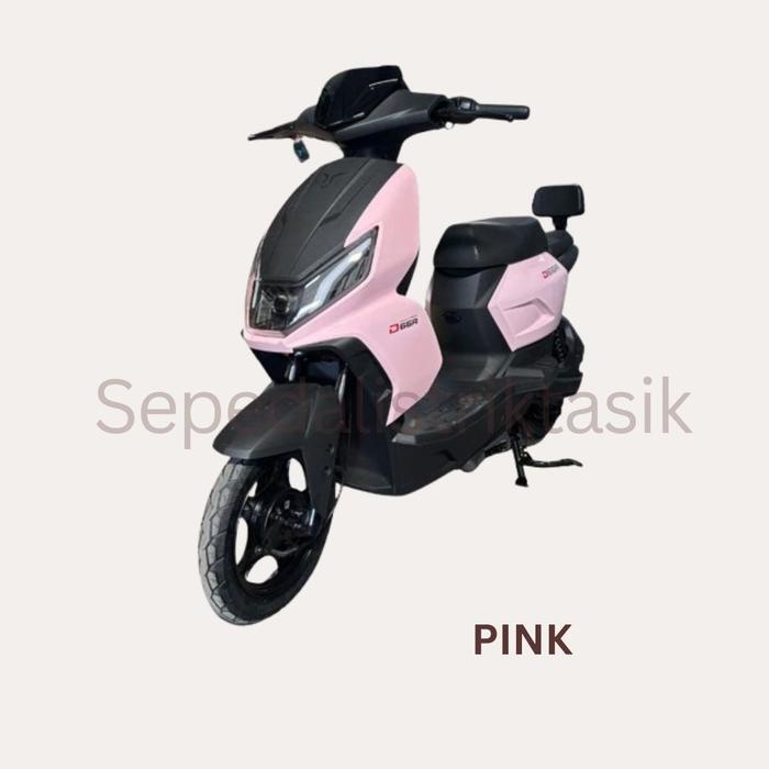 SEPEDA LISTRIK UWINFLY D66A - ORIGINAL - GARANSI RESMI - SEPEDA LISTRIK MURAH - Pink