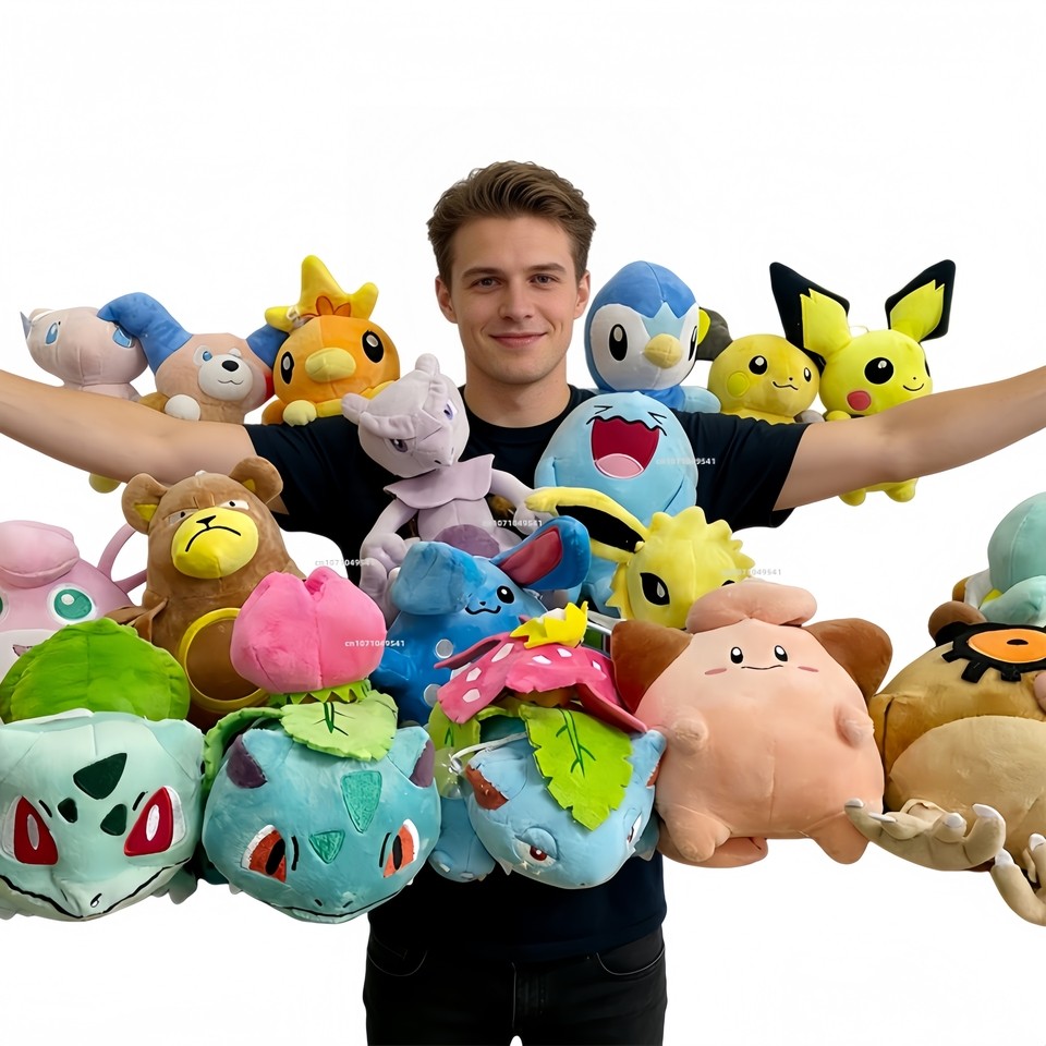 Pokemon Pelue Pikau Plush Bulbasaur Ivysaur  Venusaur Blastoise Mewtwo Piplup Pelue Toys Hobbies Exq