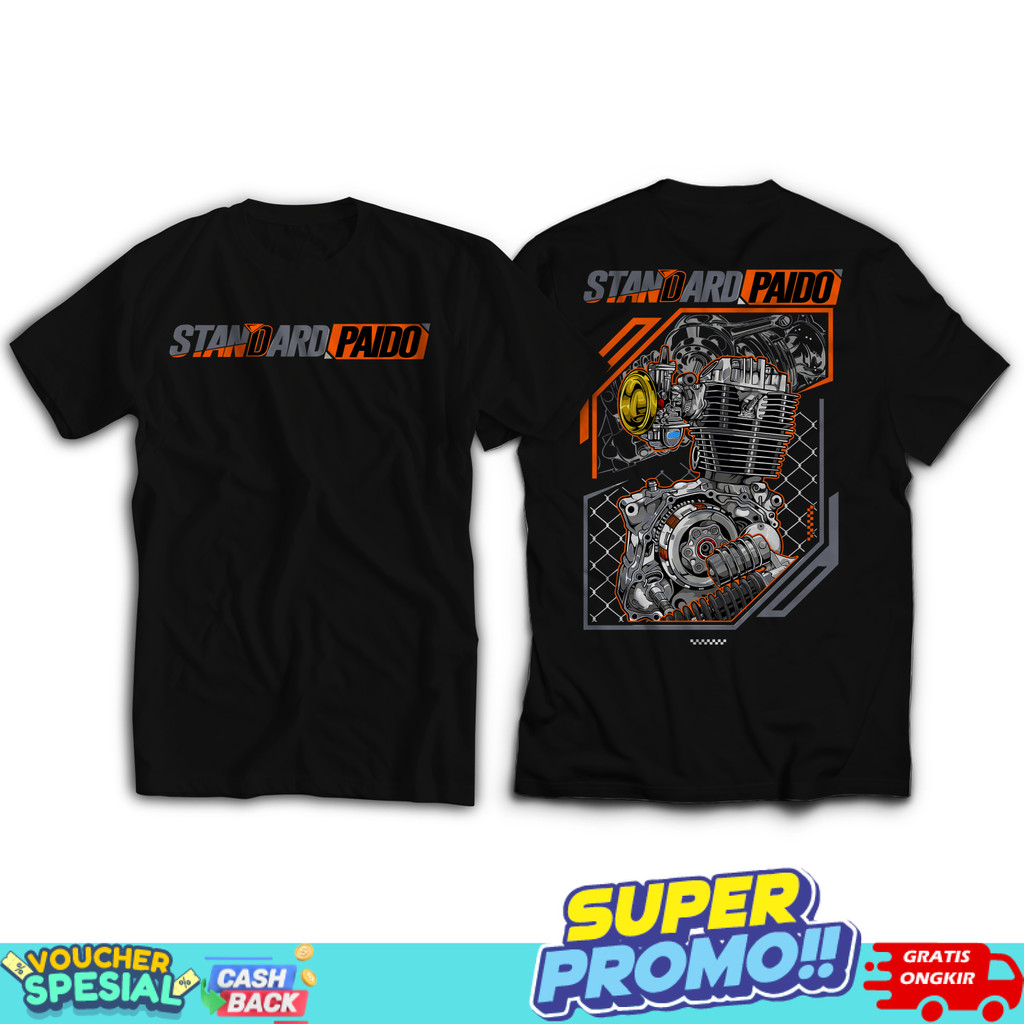 Baju Kaos Atasan Pria Mp Cb Gl Standar Paido Herex Herek Jatim Distro Original Murah Keren Bahan Teb