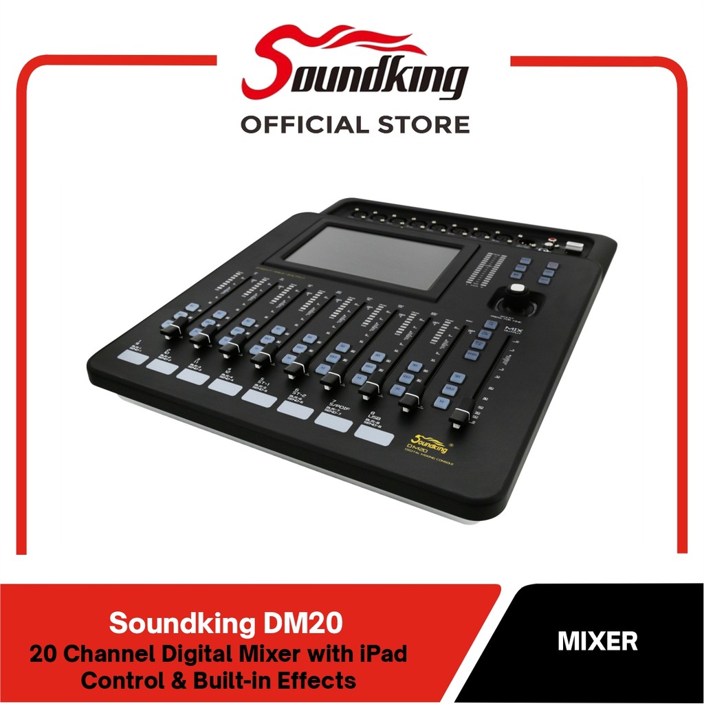 Soundking DM20 20 Channel Digital Mixer with iPad Control & Built-in Effects | Mixer