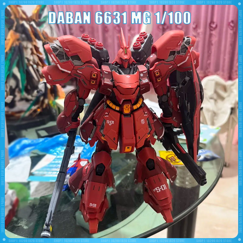 In Stock DABAN 6631 MG 1/100 SAZABI Ver.Ka NEO ZEON MSN-04 Assembly Model Kit Action Figures Plastic