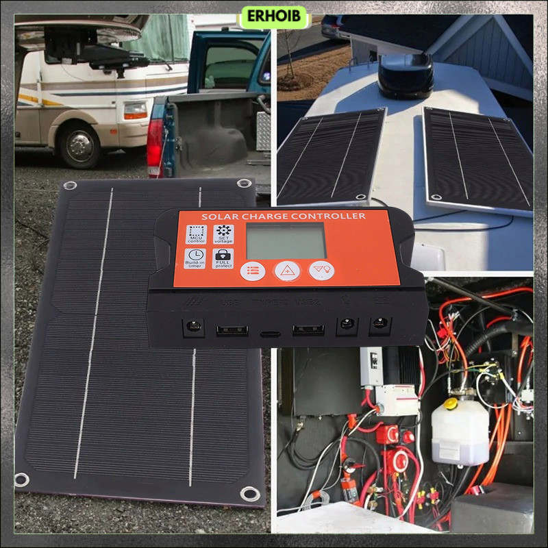 Solar Panel Monocrystalline Semi Flexible 10W Controller - SN30
