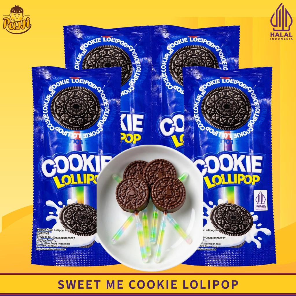 Sweet me cookie Lolipop oreo | Permen lolipop bentuk oreo | Cokelat | Lolipop VIRAL