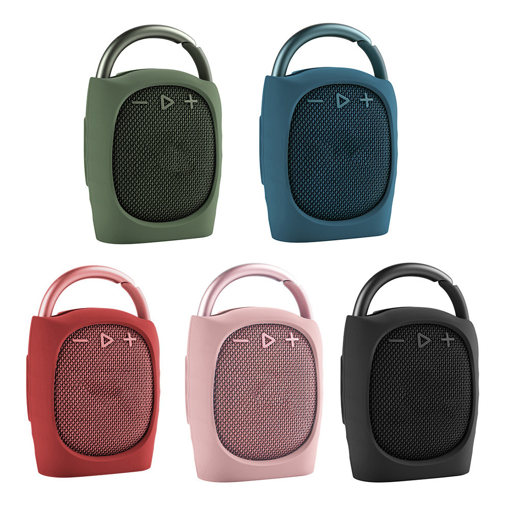 Speaker Protector for JBL Clip 4 Soft Silicone Speaker Case Cover for JBL CLIP4 Case Cover with Stra