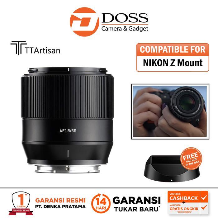 DOSS Makassar-TTartisan AF 56mm f1.8 TTArtisans 56 mm f/1.8 for Nikon Z Mount-DOSS