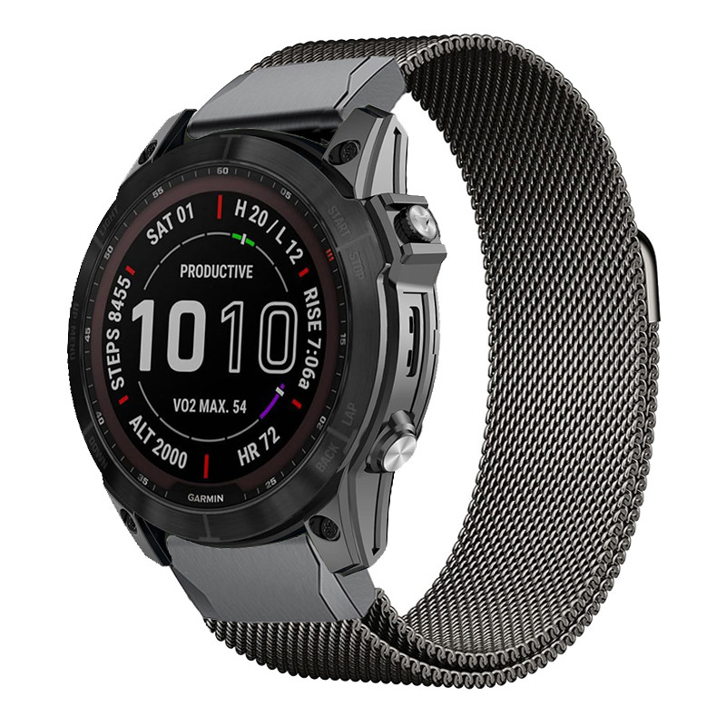 Magnetic loop Band For Garmin Fenix 8 51mm Metal Strap For Garmin Fenix 7X 6X 5X Pro For Garmin Endu