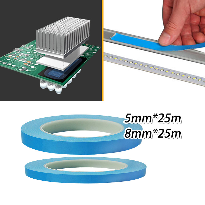 25 Meter High Temperature Resistant Tape / Double Sided Thermal Tape / Perekat Heatsink