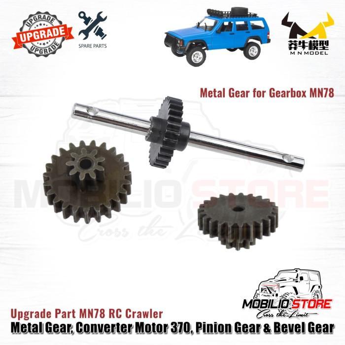 Upgrade Part MN78 Metal Gear Converter 370 Pinion & Bevel Gear MN 78 - Metal Gear