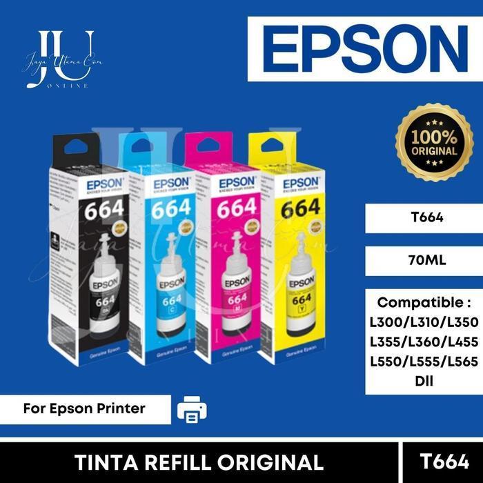 Tinta Epson 664 BLACK / 6641 Original - Black, No Box, 40ml