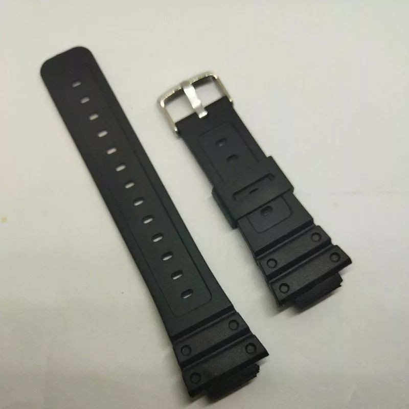 Tali Jam Tangan Sanda 6016 Hitam Bahan Rubber