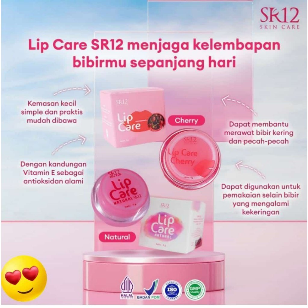 LIP CARE SR12 BEST SELLER..!! PELEMBAB BIBIR PEMERAH BIBIR PERMANEN PEMERAH BIBIR PEROKOK LIPCARE SR