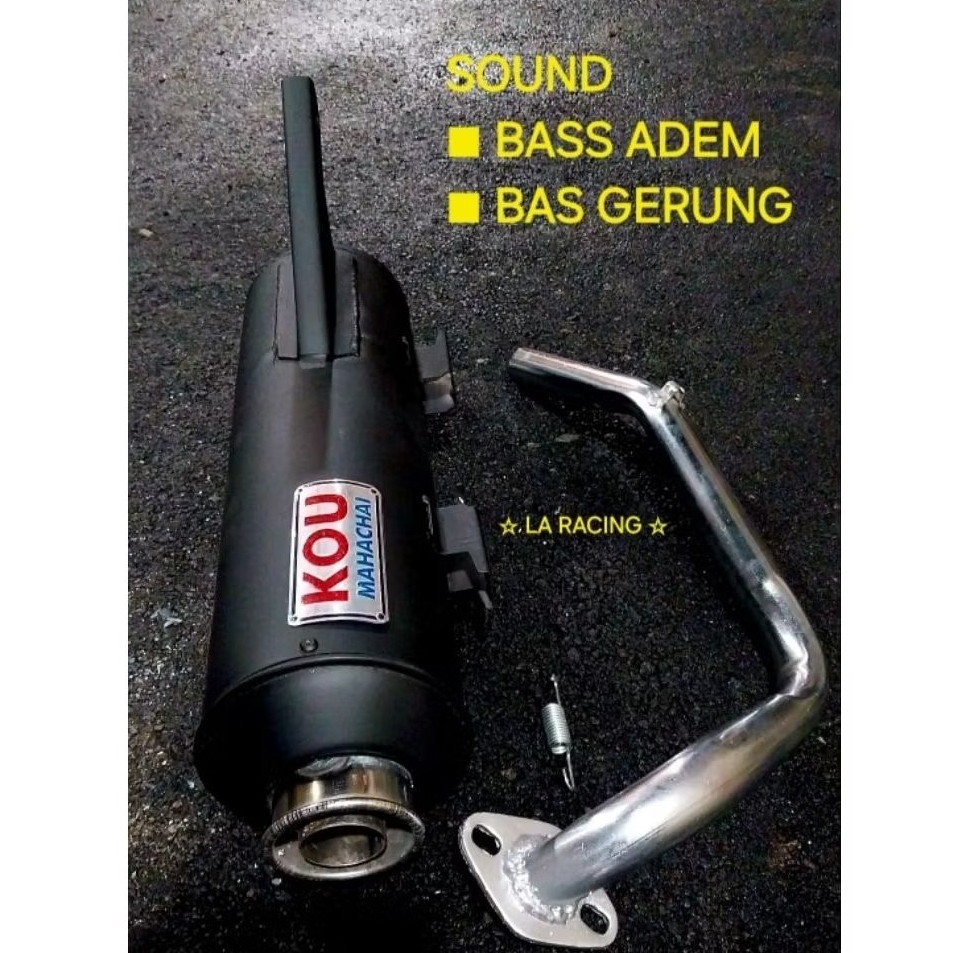 Knalpot Standar Racing kou Mahacai beat fi /Beat deluxe/Scoopy /Genio