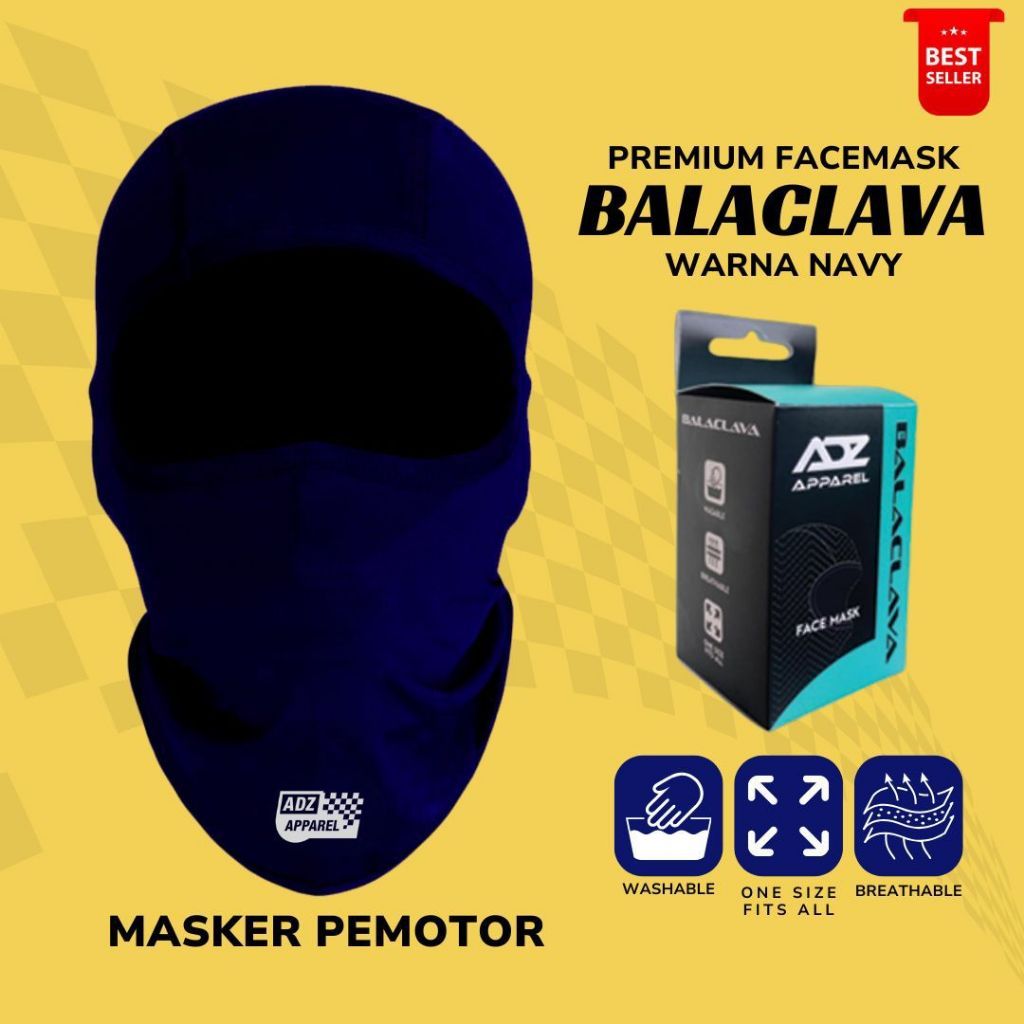 TW STORE - Masker Motor Balaclava Buff Ninja Face Mask Aksesoris Motor Penutup Kepala Masker