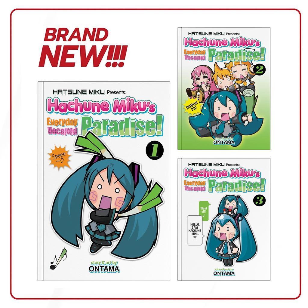 Hatsune Miku Presents: Hachune Miku’s Everyday Vocaloid Paradise, Vol. 1-4 ( Komik Manga ) by Ontama
