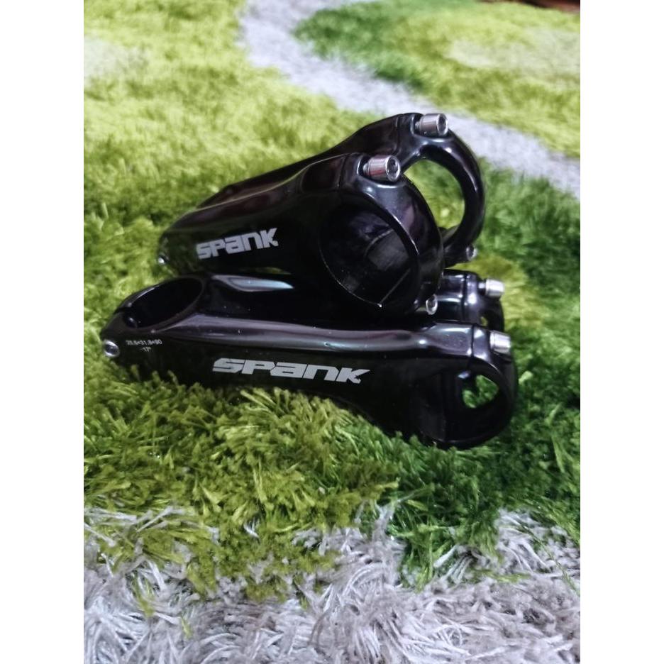 STEM SPANK 9CM -17 DERAJAT OVERSIZE STEM NUNDUK - Hitam