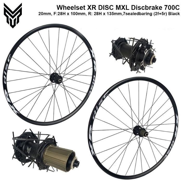 WHEELSET MXL 700C DISC BRAKE