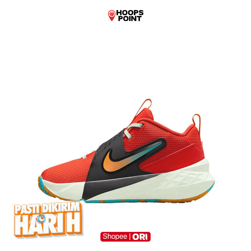 Sepatu Basket Nike Team Hustle D 12 (Ps) Picante Red Original Hf6280-601